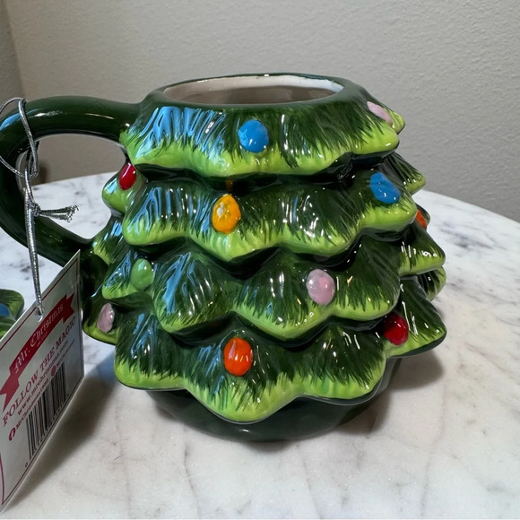 Mr. Christmas Christmas Tree Mug with Lid and Stirrer - NWT 2024 - Picture 3 of 8